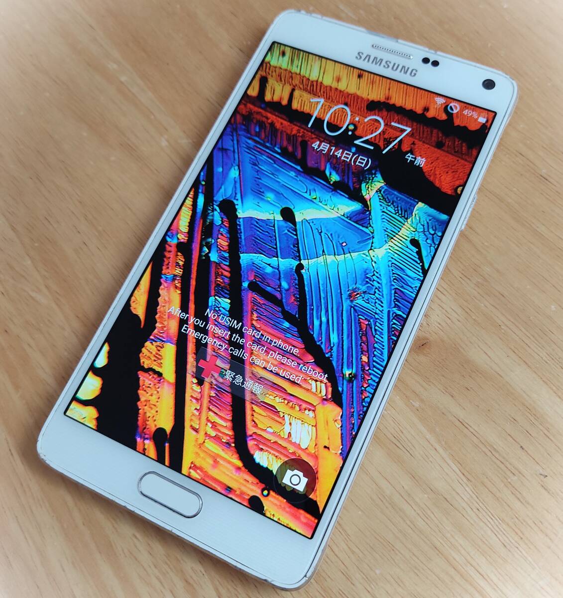 【保証無し現状品】SAMSUNG Galaxy Note 4（SM-N910K）本国モデルの画像1