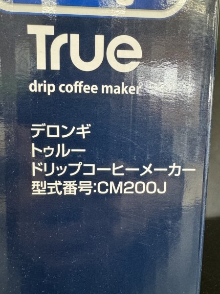 未使用 DeLonghi デロンギ トゥルー ドリップコーヒーメーカー CM200Jの画像2