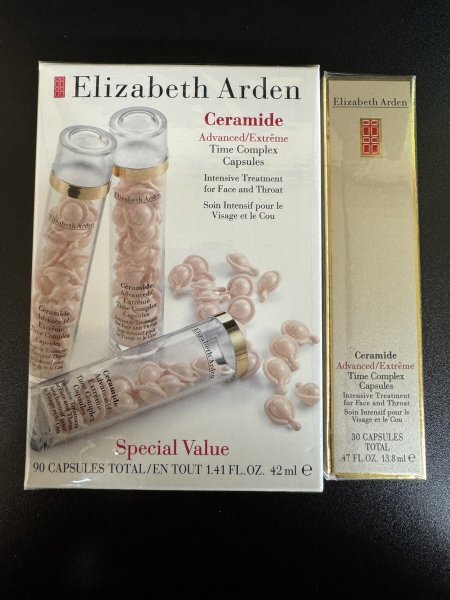 未開封 Elizabeth Arden エリザベスアーデン セラミドカプセル 美容液 2箱セットの画像1