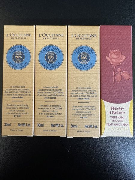 未使用 L'OCCITANE ロクシタン ハンドクリーム 4本セット 30mlの画像1