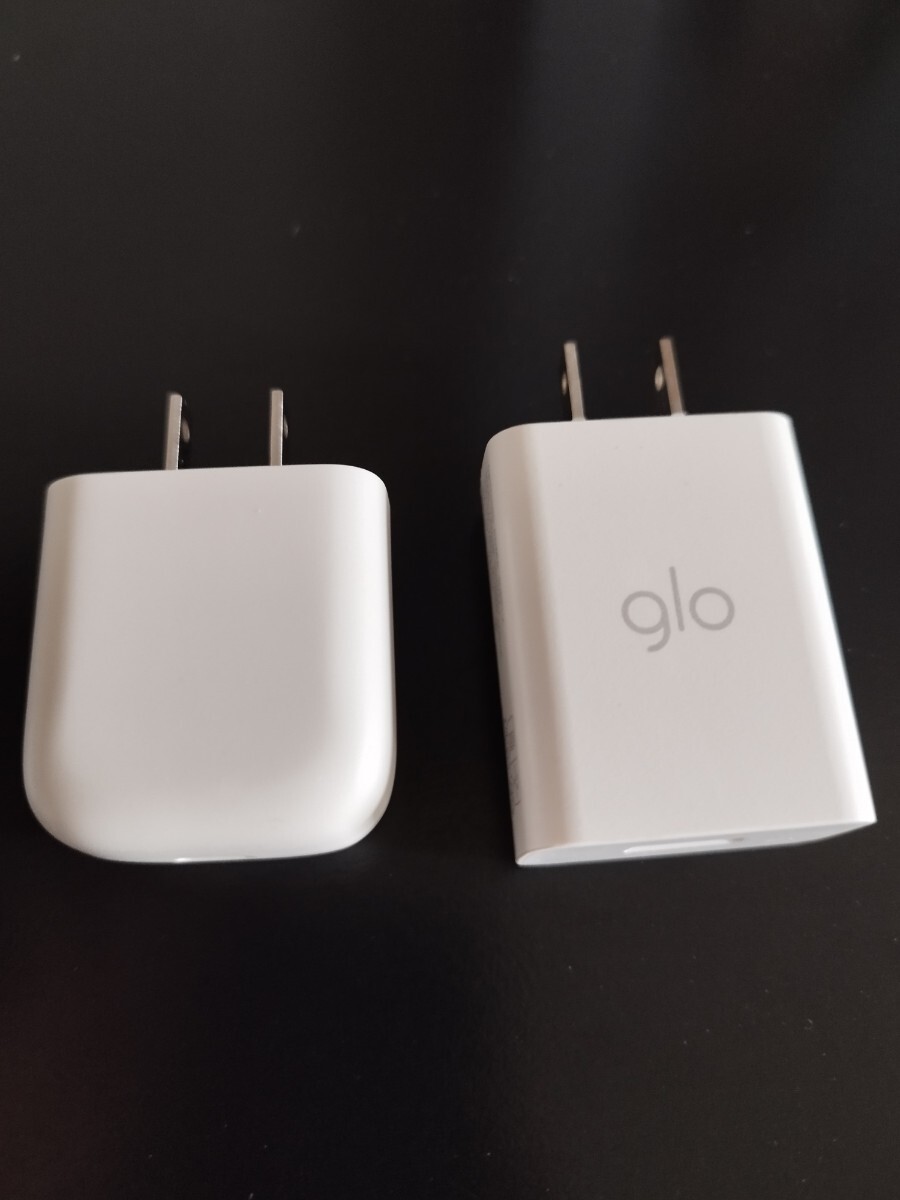 【ジャンク品】アイコス イルマ プライム＋glo 付属品充電アダプターのみ 電子タバコ 喫煙グッズ IQOS グロー 本体 1円スタート_画像5