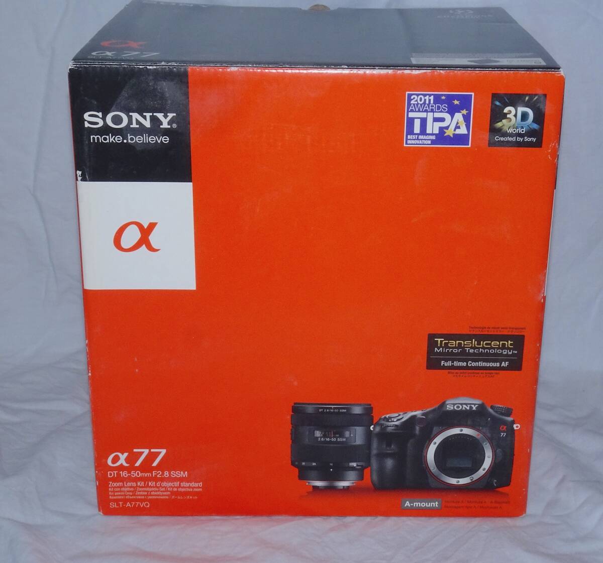 SONY α77 SLT-A77V VG-C77AM 縦位置グリップ付き ソニー 中古 訳ありの画像9