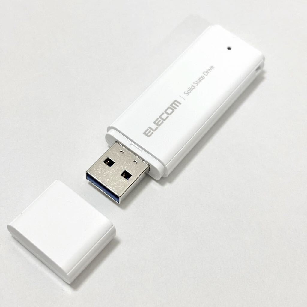 ELECOM エレコム 外付け ポータブル SSD 1TB USB ESD-EMC1000GWH メモリ 未使用 新品の画像6