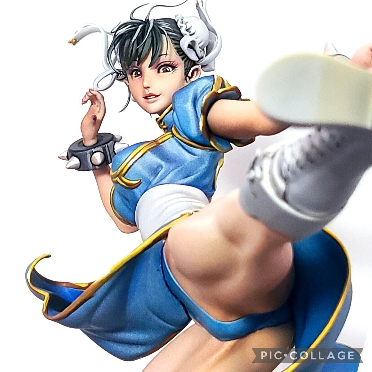 二次元 リペイント 春麗 チュンリー 顔の描き直し 頭髪追加 一番くじ A賞 Yahoo!オークション - 二次元 リペイント 春麗 チュンリー 顔の