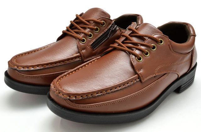 新品 ウィルソン 1601 濃茶 26.5cm メンズカジュアルシューズ メンズビジネスシューズ ウォーキングシューズ 4E 幅広 靴 紳士靴 紐靴の画像1