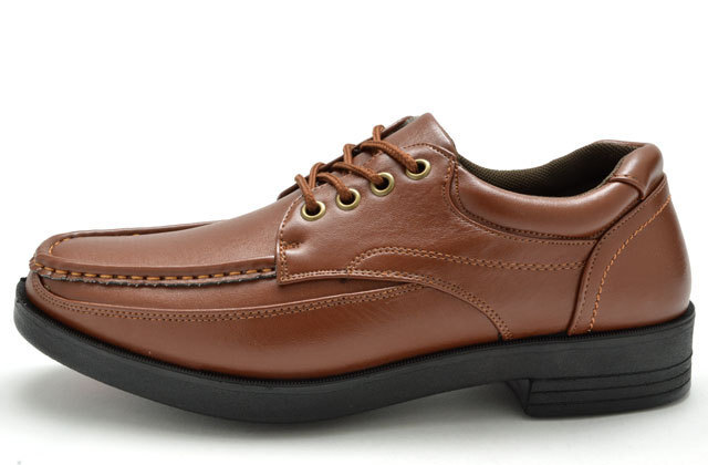 新品 ウィルソン 1601 濃茶 26.5cm メンズカジュアルシューズ メンズビジネスシューズ ウォーキングシューズ 4E 幅広 靴 紳士靴 紐靴の画像2