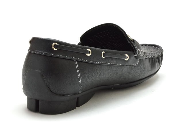  new goods Wilson 8804 black 26cm men's slip-on shoes shoes mesh bit deck shoes bit Loafer gentleman shoes light weight Wilson shoes 