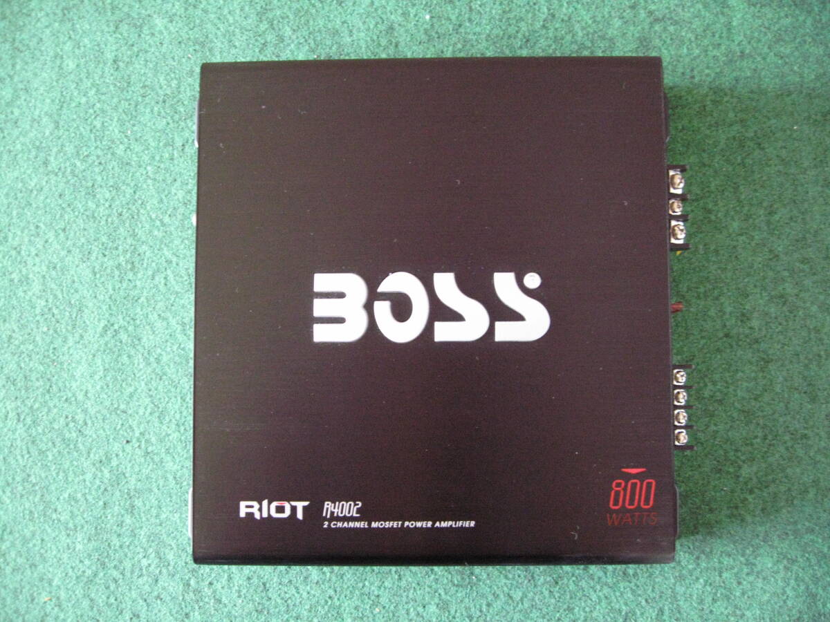 BOSS 2channel ２チャンネル メインアンプ R-4002 車載用 オーディオ 12v用の画像5