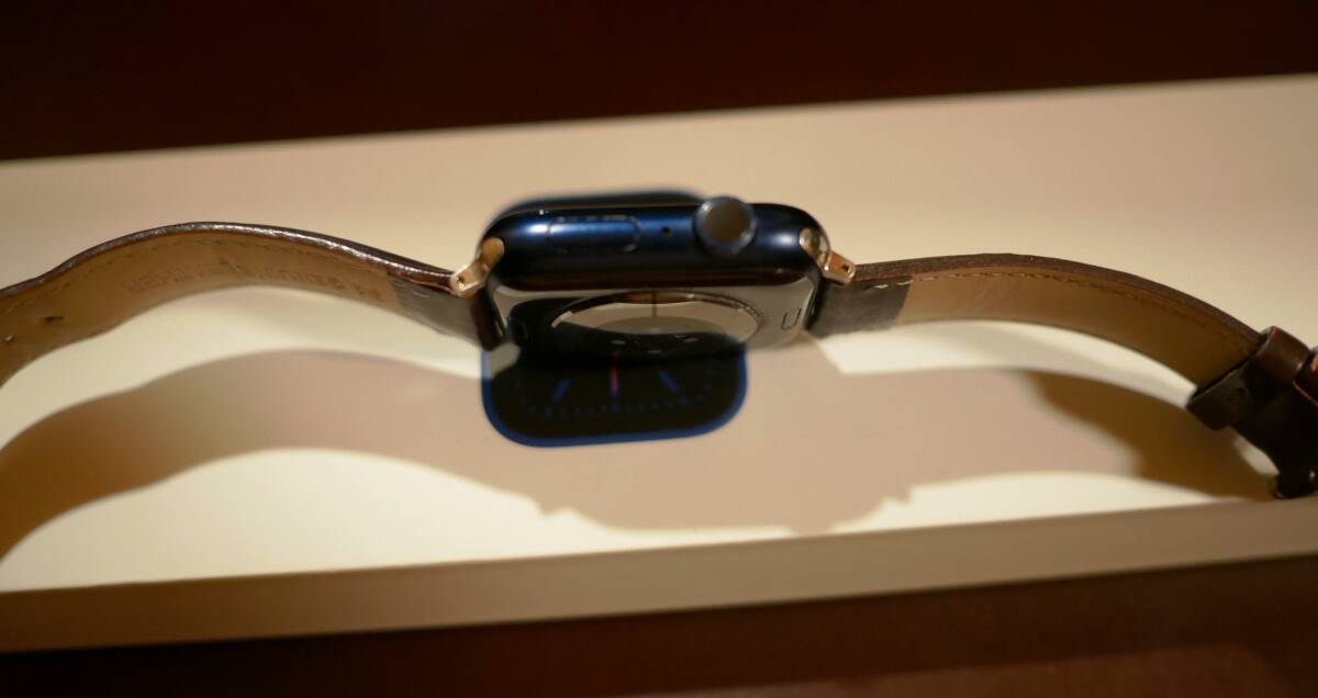 Apple Watch Serise 6  アップルウォッチ 44mm Blue Aluminum GPS オマケ バンド付の画像9