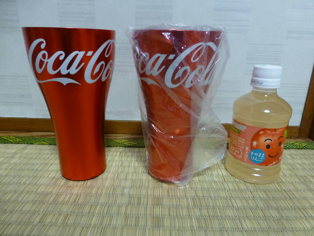 コカ・コーラ コップ タンブラー2個 （うち1個は未使用？）の画像1