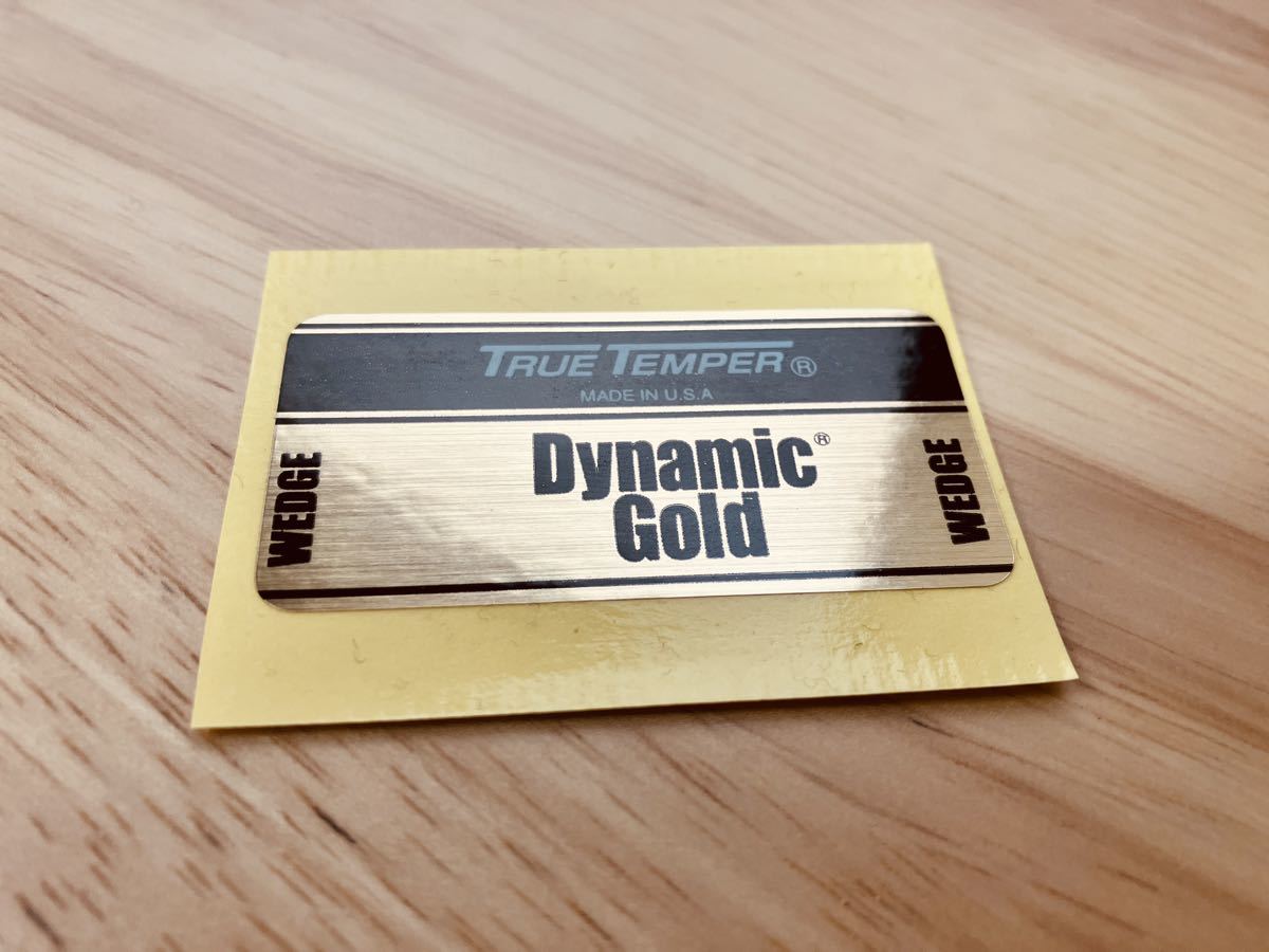 ■即決有 未使用 ダイナミックゴールド DG WEDGE シャフトラベル シャフトバンド シール 定形84円発送可 Dynamic Gold トゥルーテンパー_画像1