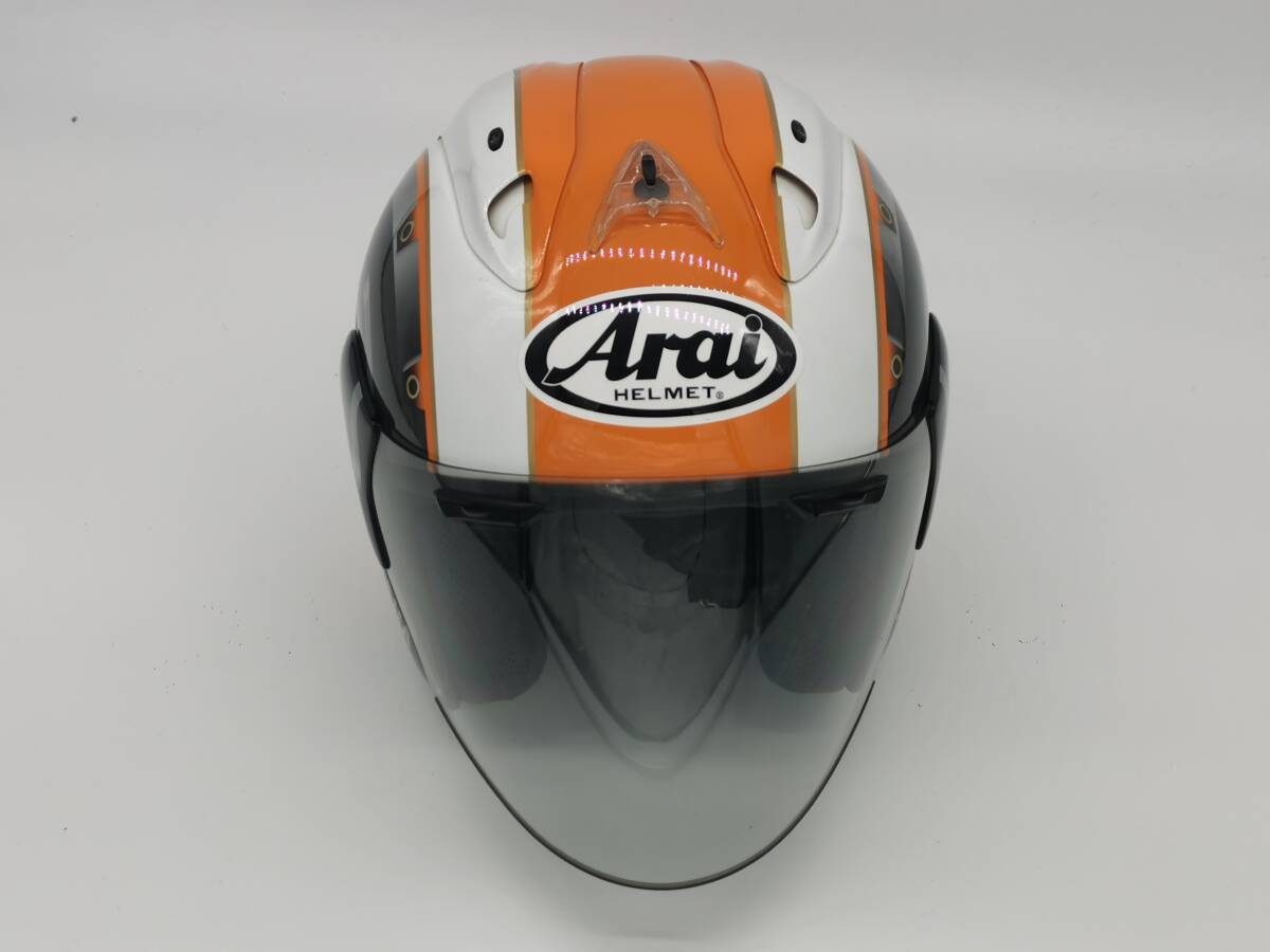 Arai アライ SZ-RamⅢ YAMAHA CRANK ヤマハ クランク SZ-Ram3 ジェットヘルメット Mサイズの画像3