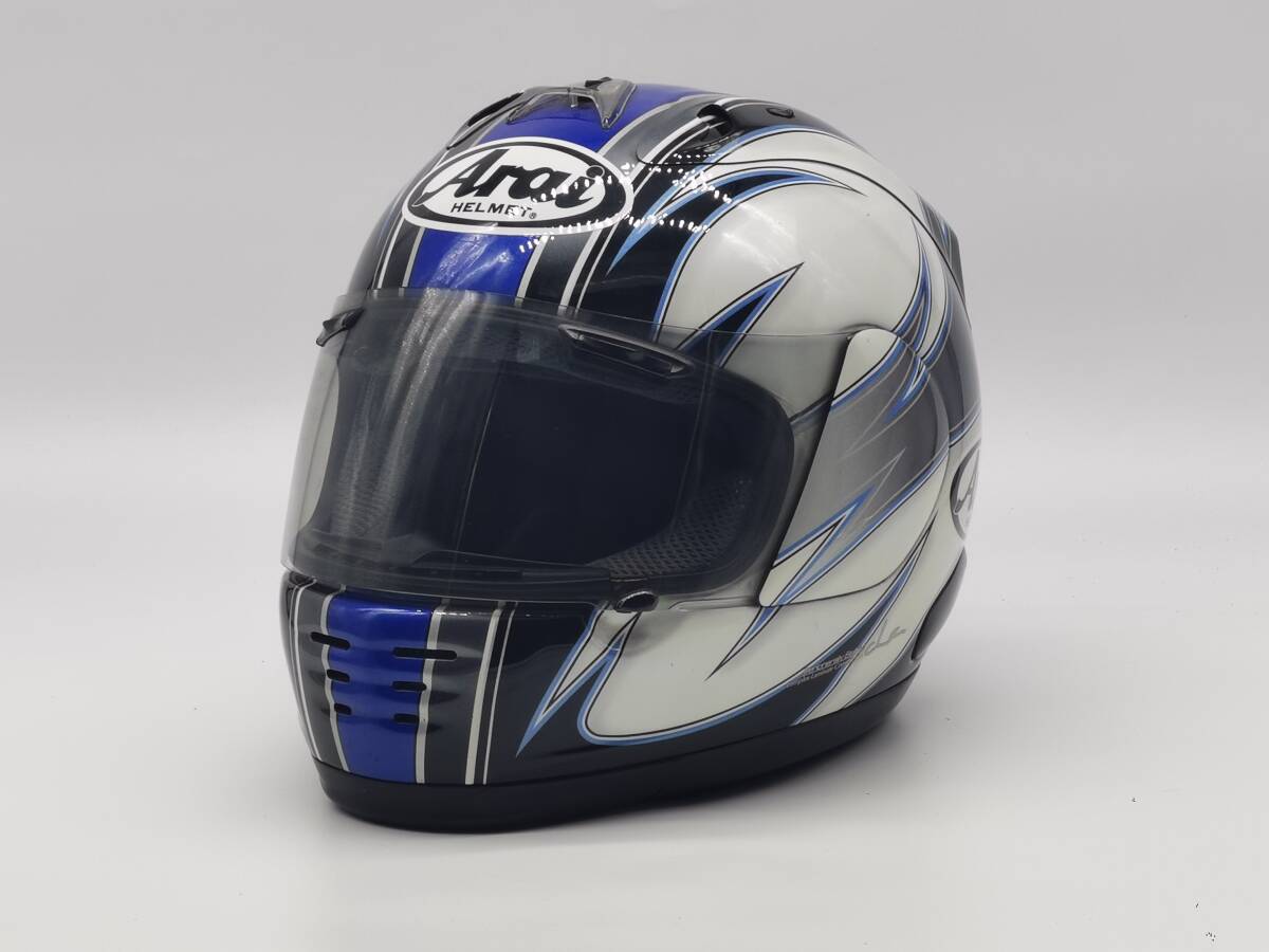 Arai アライ SUPER RAPIDE SR ラパイド-SR スパイラル 白/青 Arai アライ SUPER RAPIDE SR ラパイド-SR スパイラル 白/青