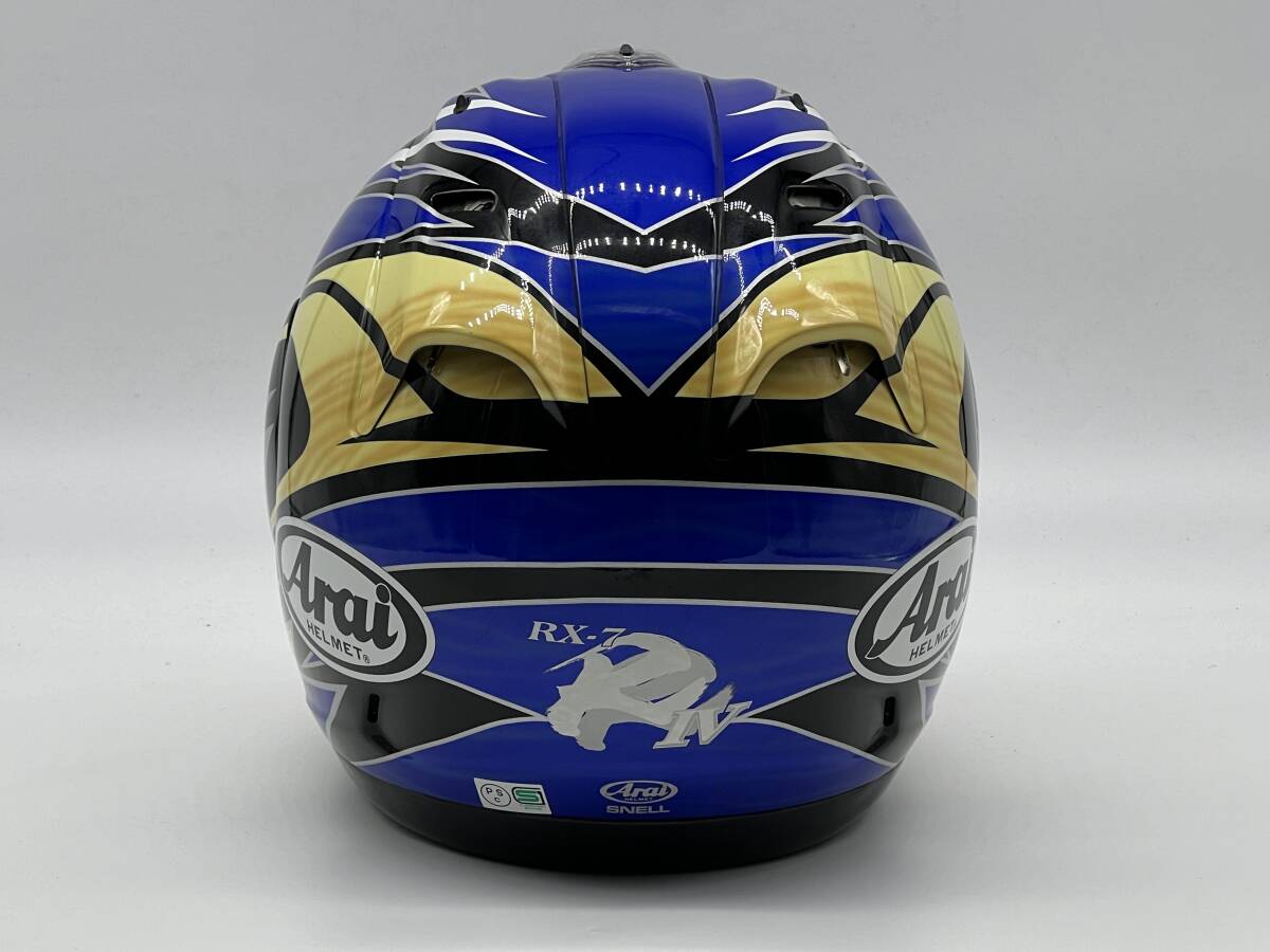 Arai アライ RX-7 RR4 KITAGAWA 北川圭一 キタガワ フルフェイス ヘルメット Mサイズ_画像5