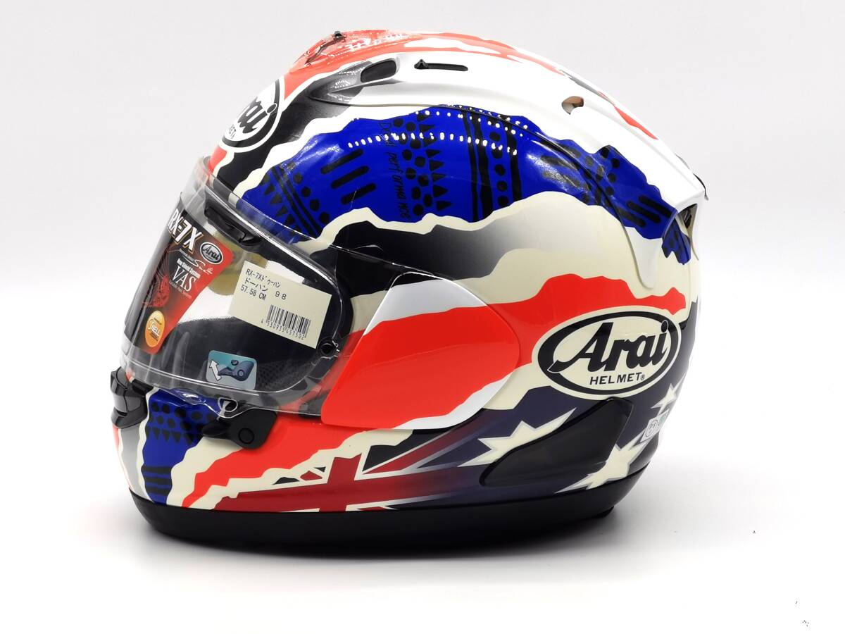 Arai アライ RX-7X Doohan ミック・ドゥーハン RX7X フルフェイスヘルメット Mサイズの画像6