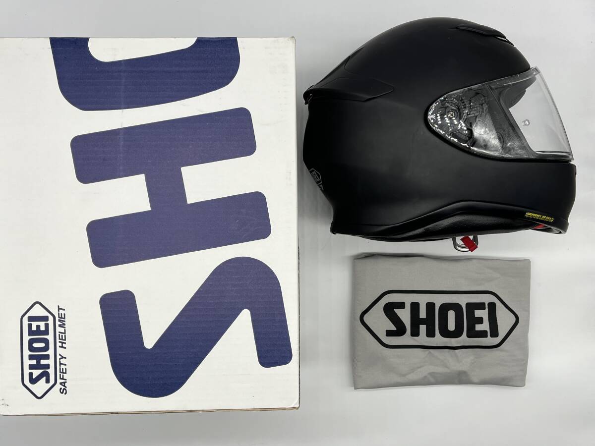 SHOEI ショウエイ Z-7 ゼット-セブン Z7 マットブラックー フルフェイスヘルメット Sサイズの画像1
