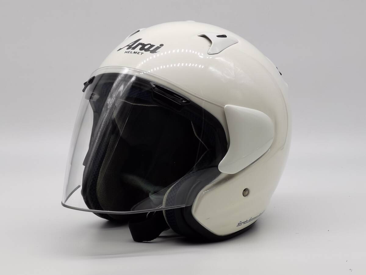 Arai アライ SZ-F ホワイト SZF 白 ジェットヘルメット Lサイズの画像4