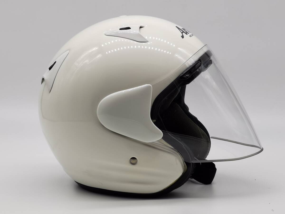 Arai アライ SZ-F ホワイト SZF 白 ジェットヘルメット Lサイズ_画像8