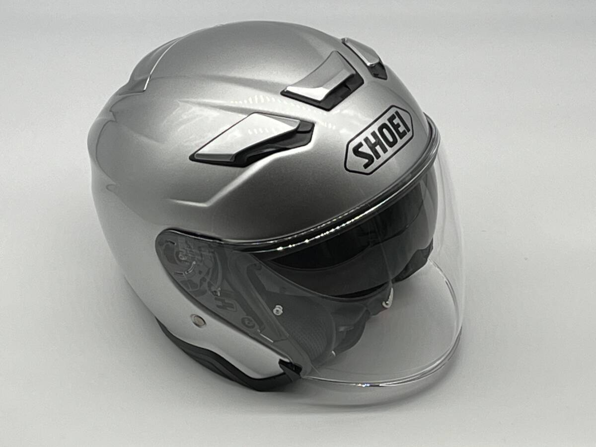 SHOEI ショウエイ J-CruiseII ジェイ-クルーズ ツー J-CRUISE2 ライトシルバー ジェットヘルメット XLサイズの画像1