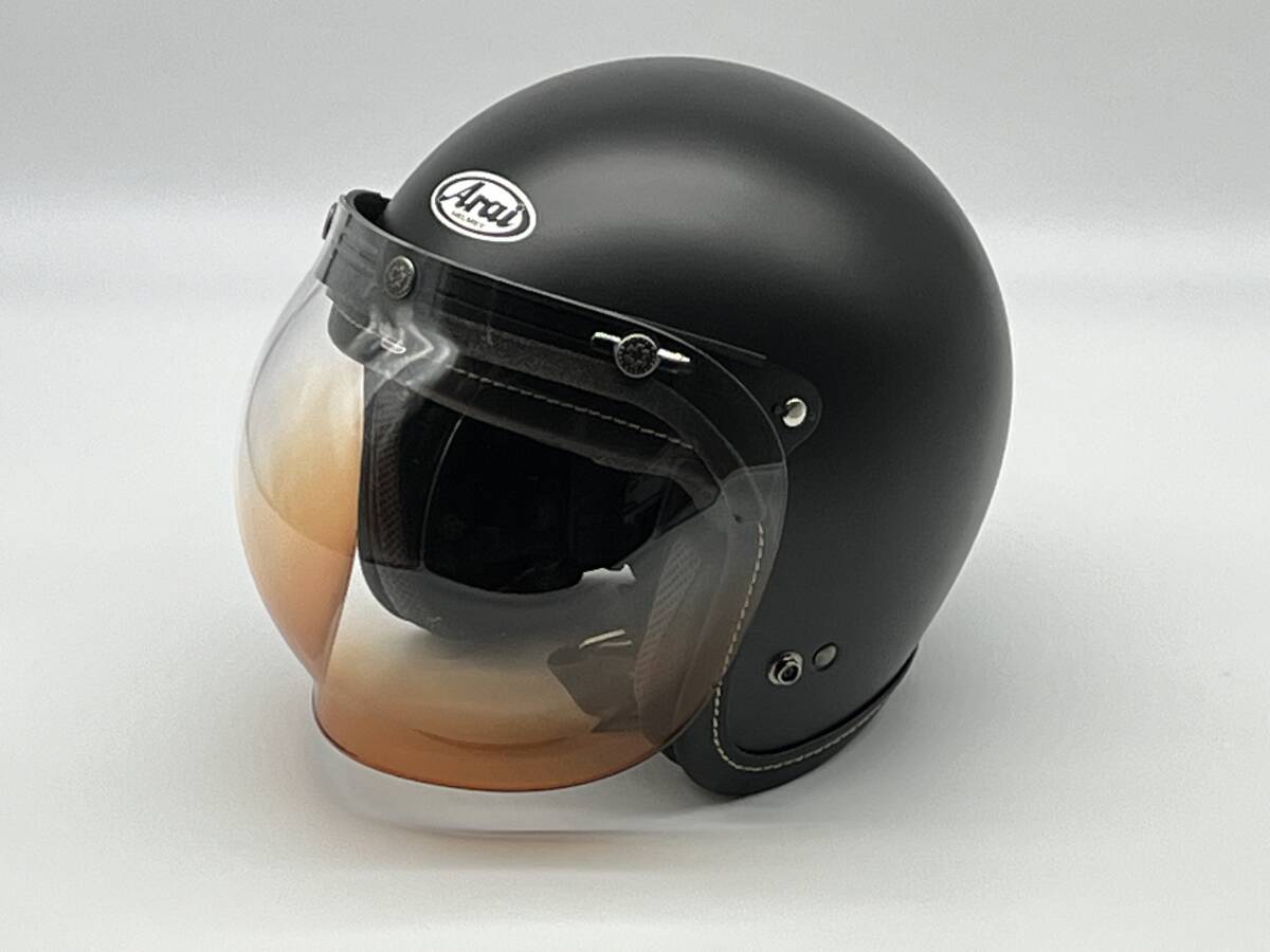 Arai アライ CLASSIC AIR クラシックAIR フラット黑 ジェットヘルメット Lサイズ_画像4