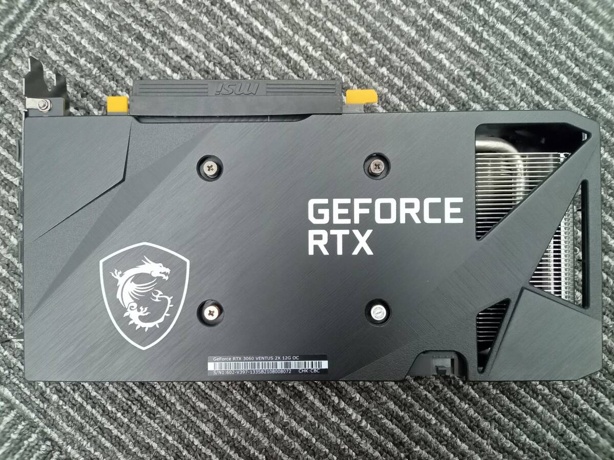 【中古品】msi VENTUS2X Geforce RTX 3060 12GBの画像5