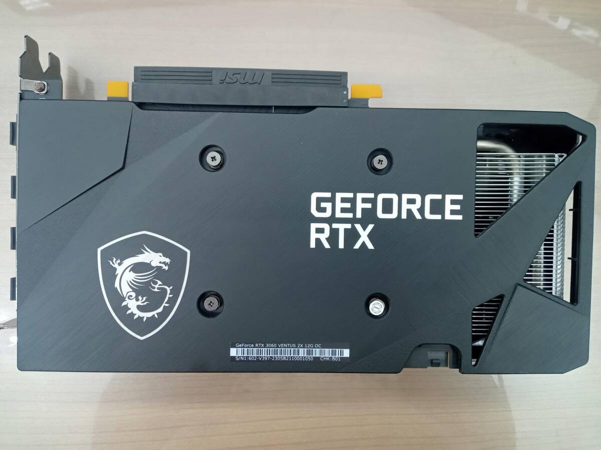 【中古品】msi VENTUS2X Geforce RTX 3060 12GB【グラフィックボード】の画像5