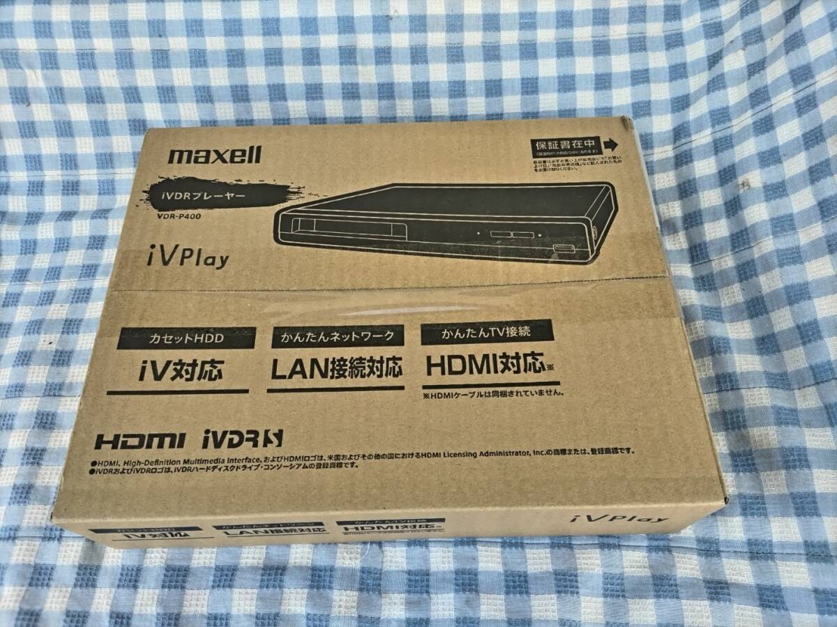 ♪日立マクセル(Maxell)iVプレーヤー VDR-P400 未使用未開梱品の画像1