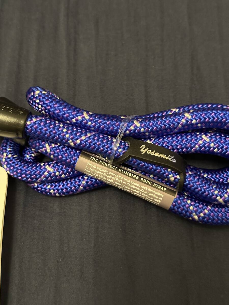 YOSEMITE MOBILE STRAP ヨセミテストラップ DEEP SEA ブルー 新品 本物_画像2