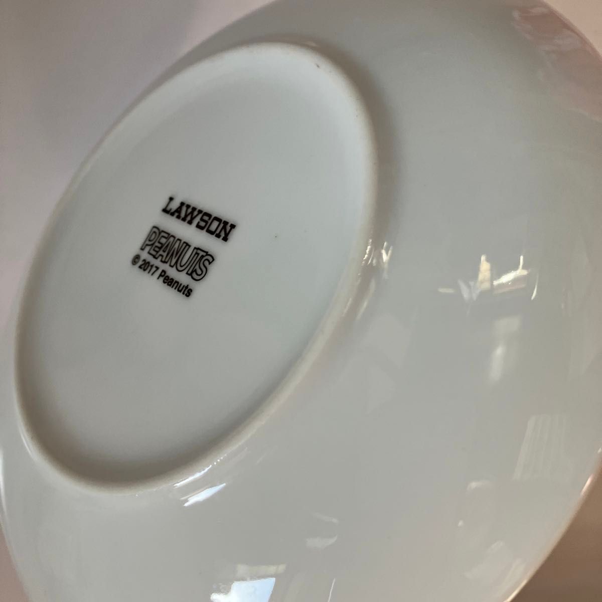 新品 未使用 6枚セット 2柄 スヌーピー 陶器製の皿  ペアプレート 直径約15.5cm 