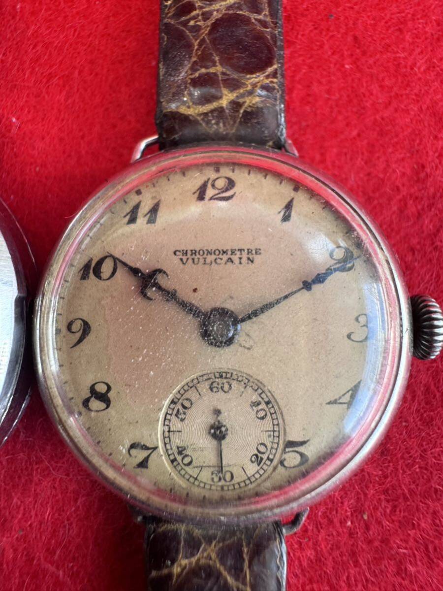 CENTER CHRONOMETRE VULCAIN 腕時計 クォーツ 自動巻き 手巻き 時代物 現状渡すの画像3