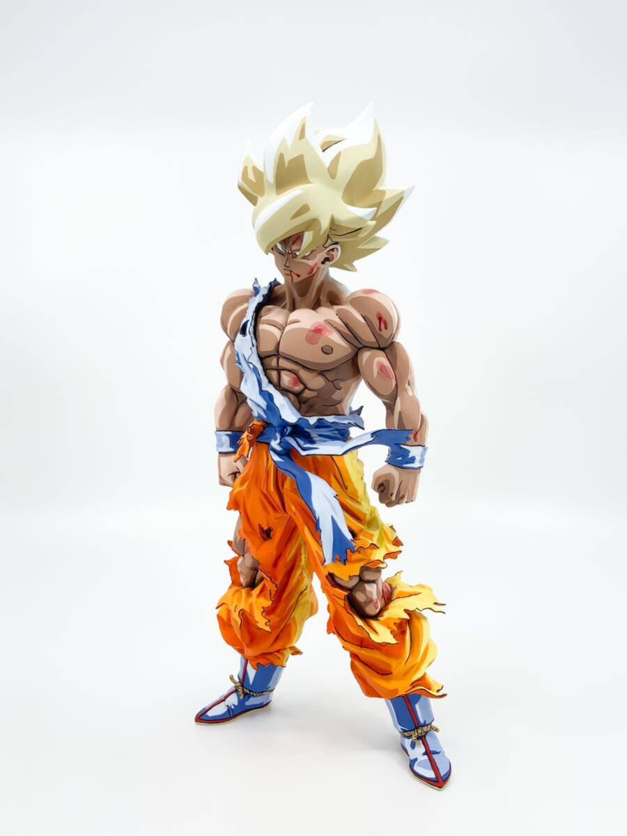 一番くじ ドラゴンボール VSオムニバスBRAVE C賞 超サイヤ人 孫悟空 リペイント 二次元彩色 2D DRAGON BALL SON GOKU figure イラスト風の画像1