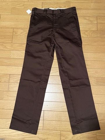 未使用品 定価5,500円 ディッキーズ DICKIES ワークパンツ トラウザーズ サイズ85 85cm 茶色 ブラウン D-1083 チノパン パンツ ボトム_画像2