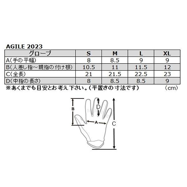 THOR ソアー 3330-7235 AGILE RIVAL MXグローブ ミッドナイト/グレー XL 手袋 ウエストウッド_画像4