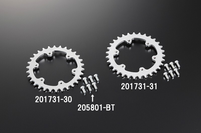 シフトアップ 205811-BT ハイブリッドドリブンスプロケット 接続ボルト 6個入り_画像1