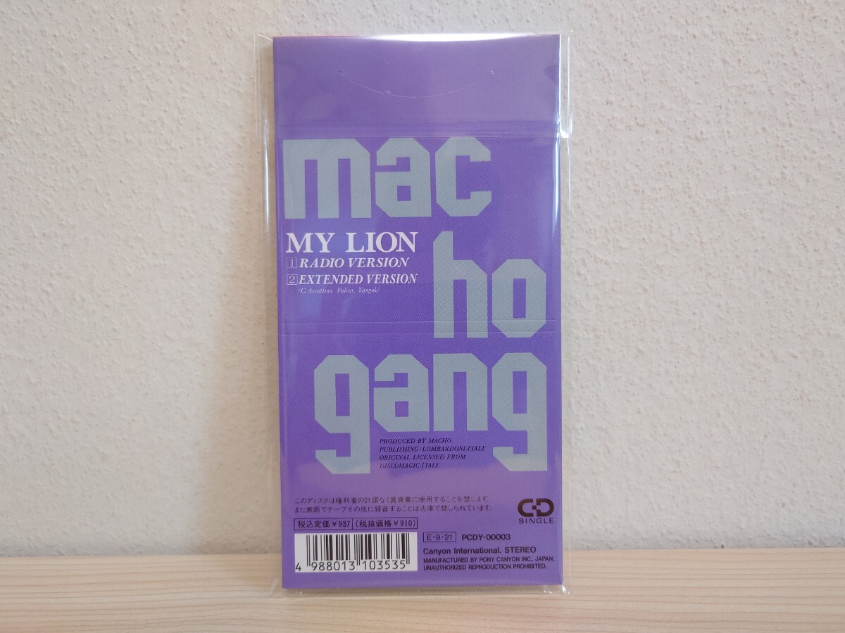 MACHO GANG / MY LION マッチョギャング マイ・ライオン EUROBEAT ユーロビート 8cm シングルCD