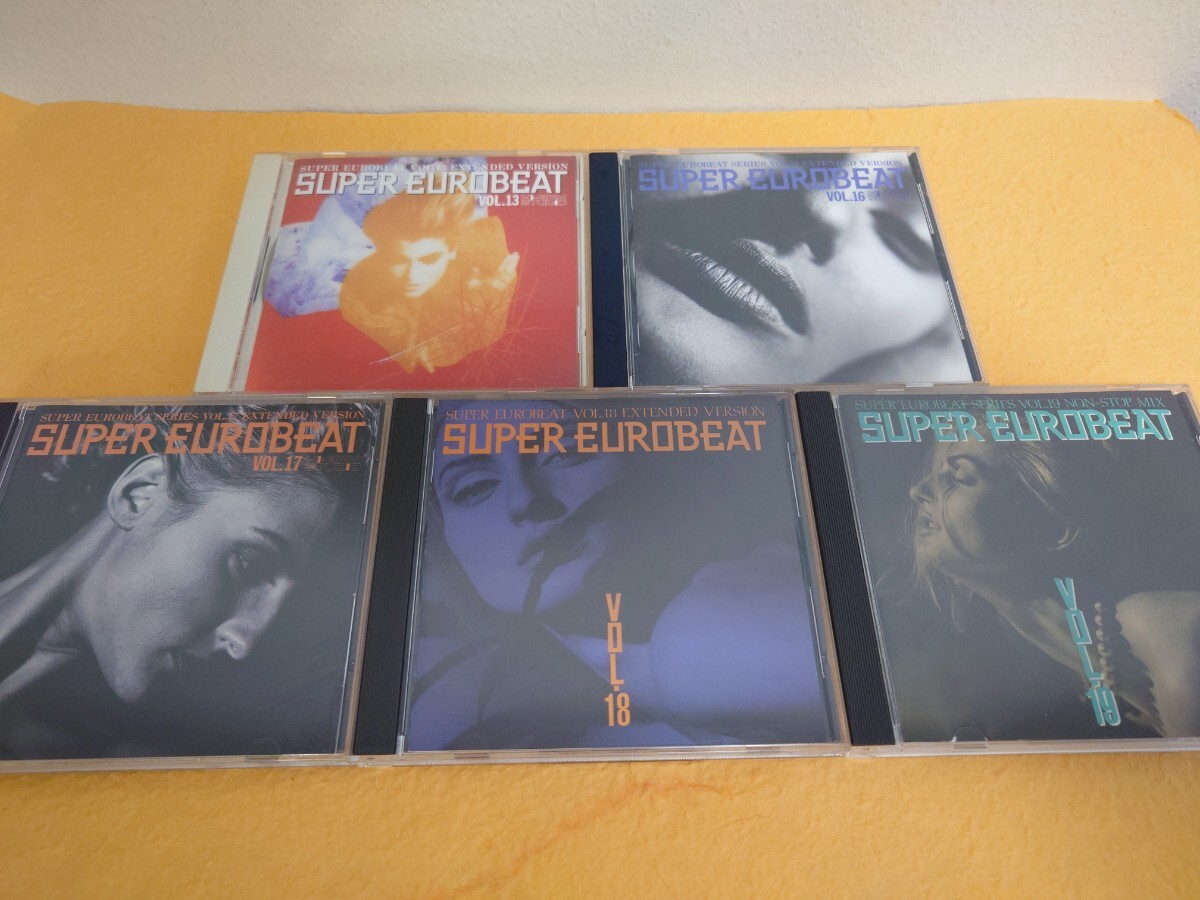 SUPER EUROBEAT VOL. 13, 16, 17, 18, 19, 5枚セット スーパーユーロビート