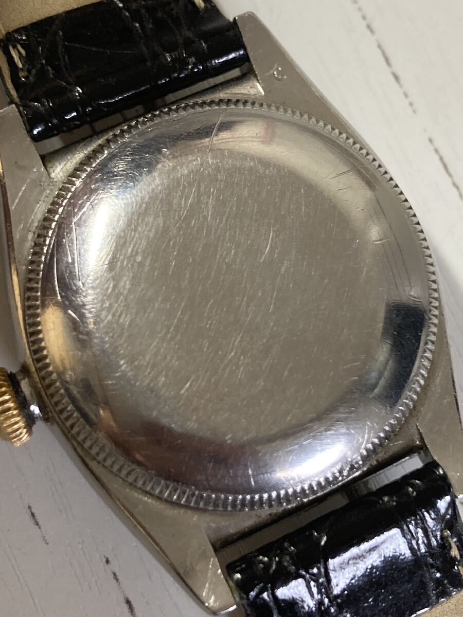 [ rare ]* antique ROLEX Rolex * Bubble back combination wristwatch 