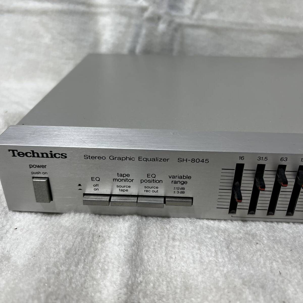 C950 Technics Technics stereo graphic equalizer SH-8045 electrification equipped operation verification less 