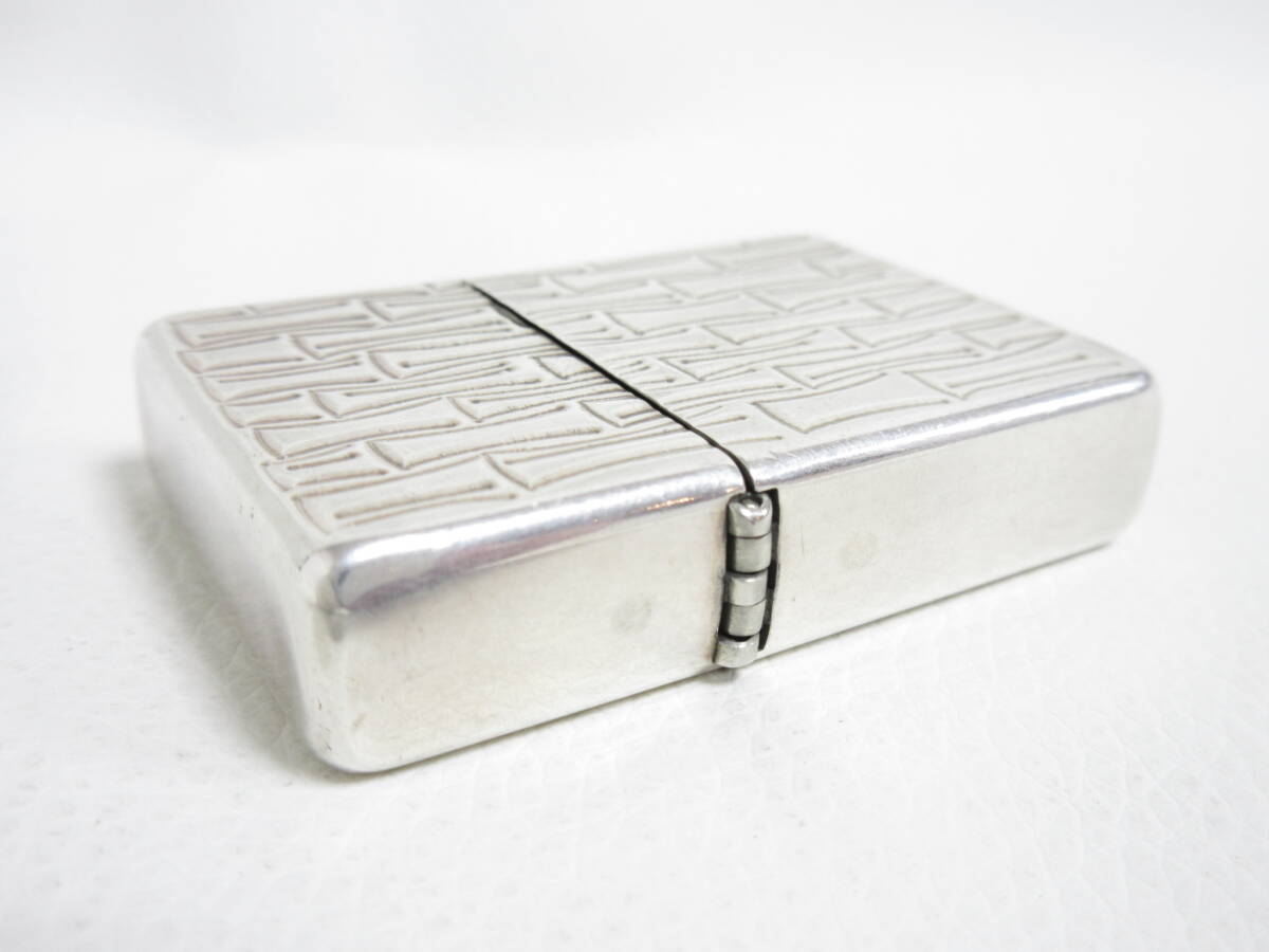 12627◆ZIPPO ジッポ【 スターリングシルバー STERLING バンブーデザイン 竹 2003 】中古USED_画像5