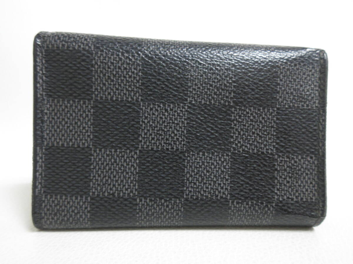 12844◆LOUIS VUITTON ルイヴィトン ダミエグラフィット N62662 ミュルティクレ6【CT4182】キーケース MADE IN FRANCE 中古 USED_画像2