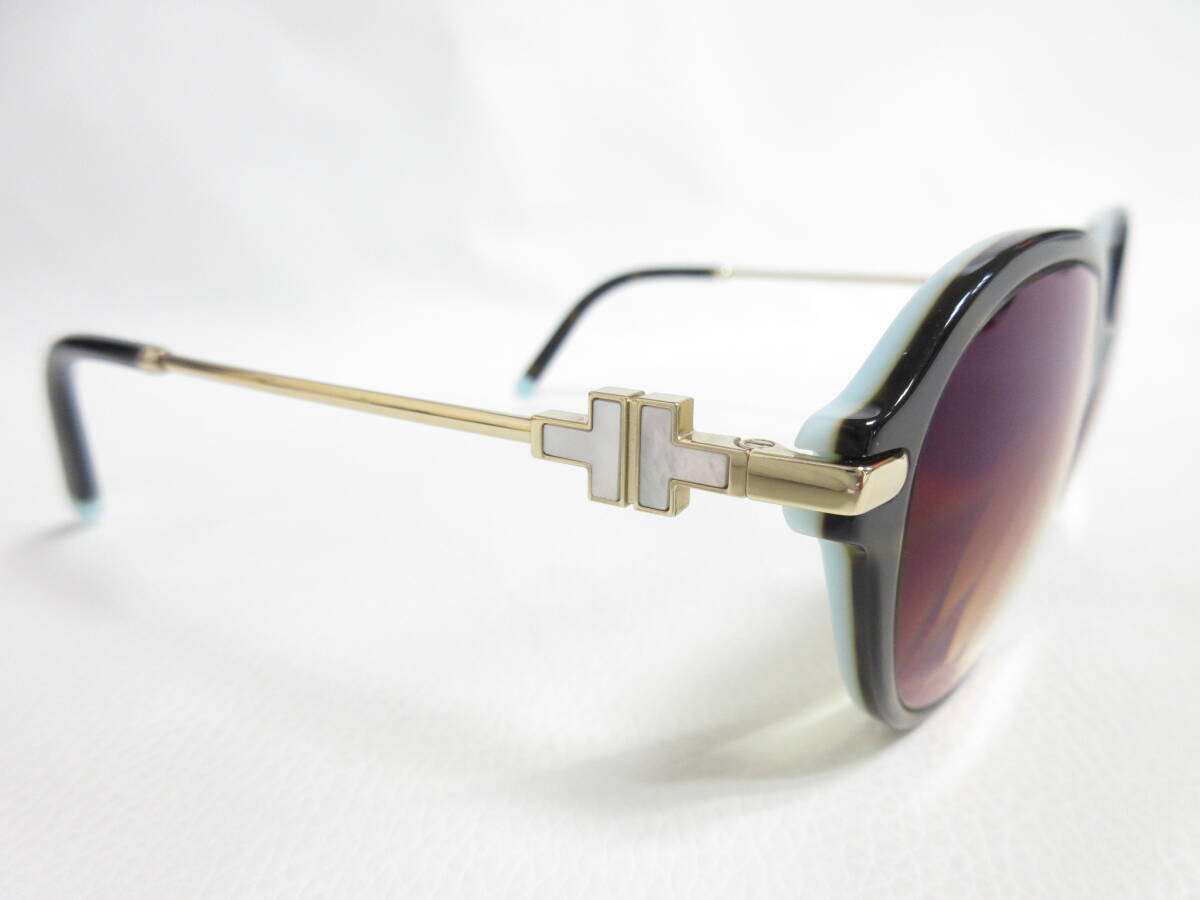 12913◆TIFFANY&Co. ティファニー TF4188-D 8134/3B 55□17 140 メガネ/眼鏡 MADE IN ITALY 中古 USED_画像3