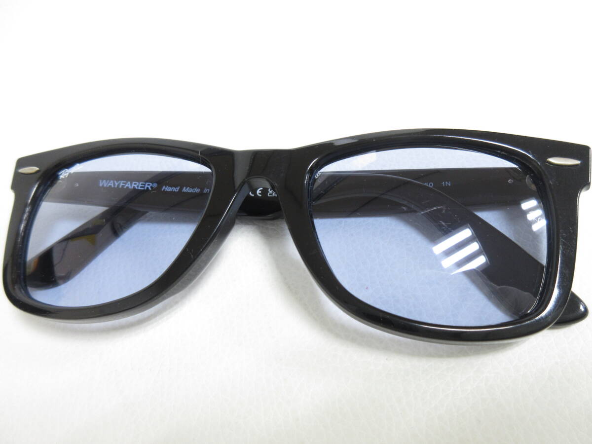 12978◆Ray-Ban レイバン WAYFARER RB2140-F 901/64 52□22 150 UKCA サングラス MADE IN ITALY 中古 USEDの画像8