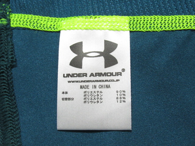 【新品】 UNDER ARMOUR アンダーアーマー UA HIIT HG SS ヒートギア MTR8240 Tシャツ size 3XL グリーン ビッグサイズ 大きいサイズの画像6