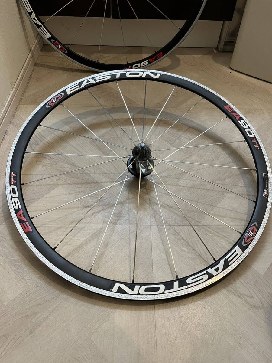 EASTON EA90 TT イーストン 700c ホイール前後セット 超軽量 クリンチャー ラチェット爆音 検索用 TREK MAVIC フルクラムカンパニョーロ の画像5