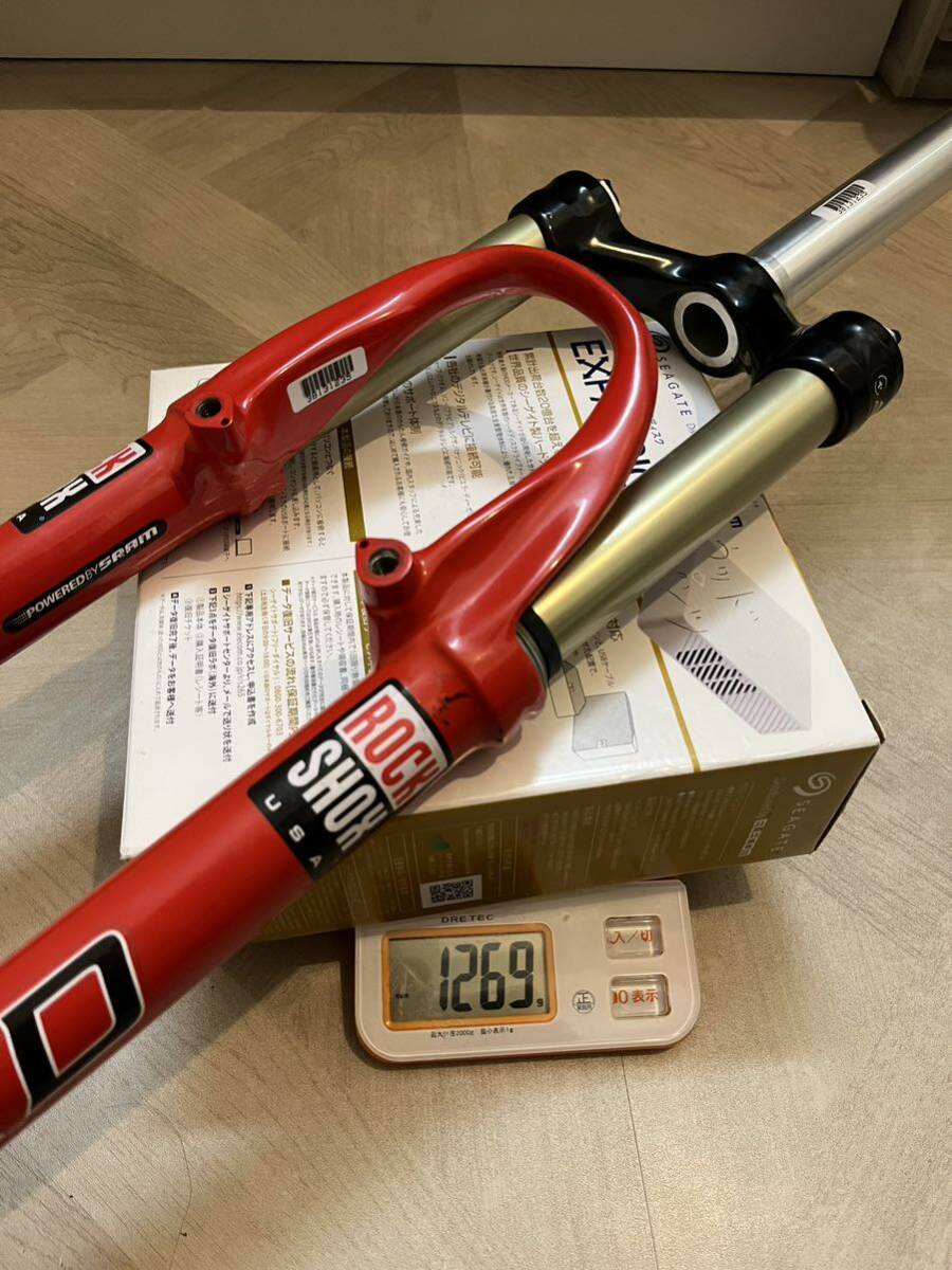 ROCKSHOX SID RACE フロントフォーク ロックショックス Vブレーキ、ディスクブレーキも可能 超軽量 検索用 FOX サスペンション XTRの画像2