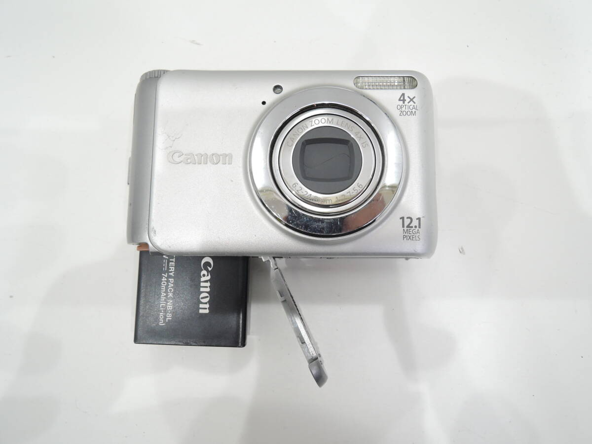 Canon PowerShot A3100IS シルバー コンパクト デジタル カメラ 起動確認済　A3505_画像6