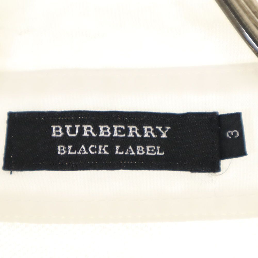 バーバリーブラックレーベル 三陽商会 日本製 半袖 鹿の子 ポロシャツ 3 ホワイト BURBERRY BLACK LABEL メンズ 240412の画像7