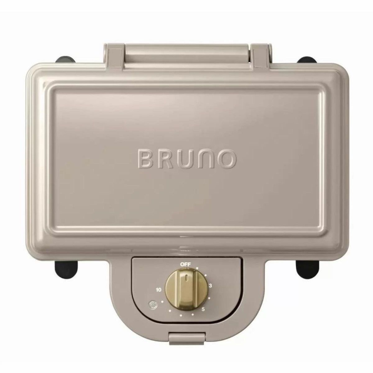 【新品未開封】BRUNO グリルサンドメーカー ダブル BOE084-GRG（グレージュ）