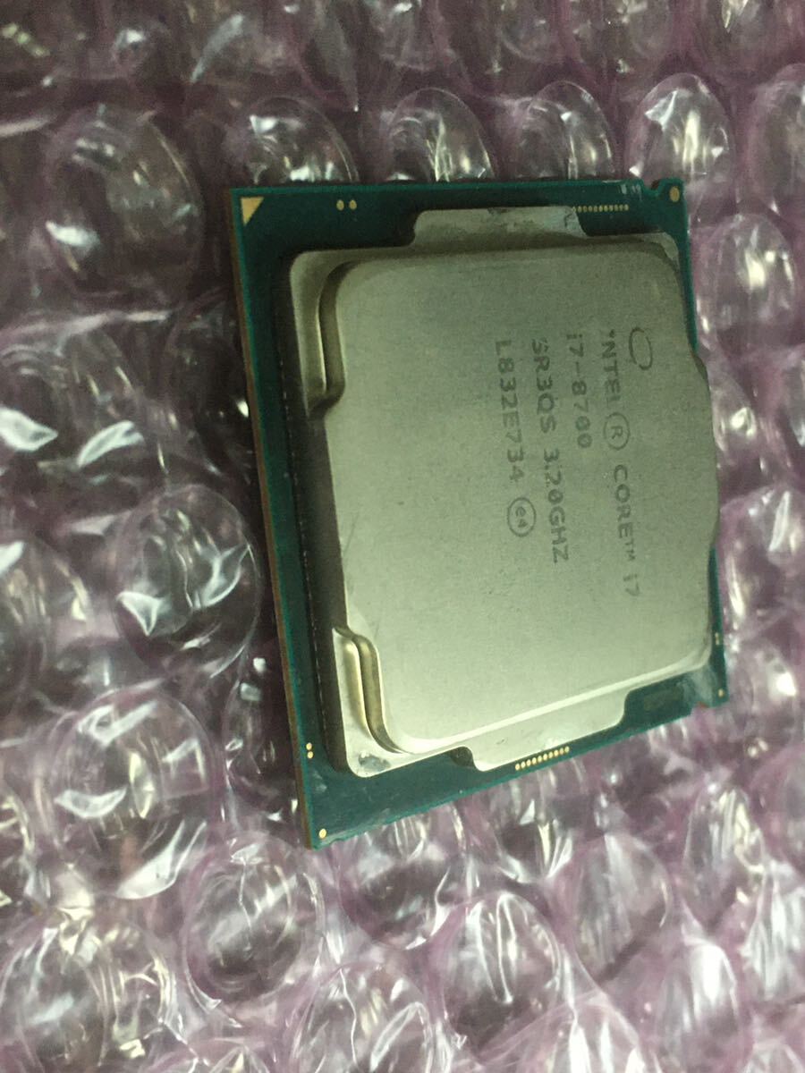 インテル Core i7-8700 SR3QS 3.20GHZ _画像3