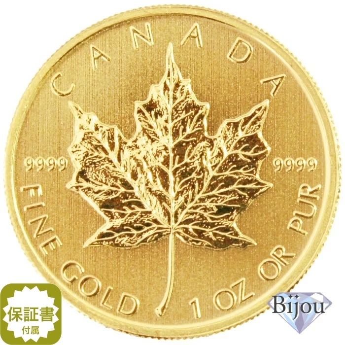  Maple leaf gold coin 1 ounce original gold 24 gold coin 31.1g used beautiful goods written guarantee attaching free shipping.